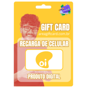 Gift card recarga celular OI